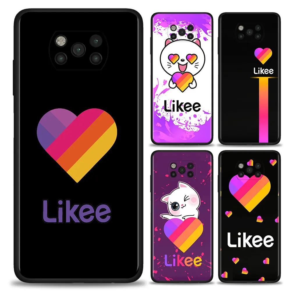 

Likee Cat Bear Heart Phone Case For Xiaomi POCO X3 NFC M3 Pro 5G Pocophone F1 F3 GT Mi 10T 11 Lite 9T Note 10 9 Cover Coque