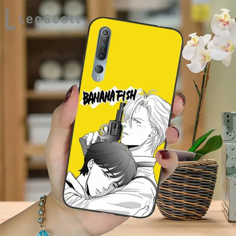 

Hot Banana Fish Anime Phone Case For Xiaomi Redmi 4x 5 plus 6A 7 7A 8 mi8 8lite 9 note 4 5 7 8 pro