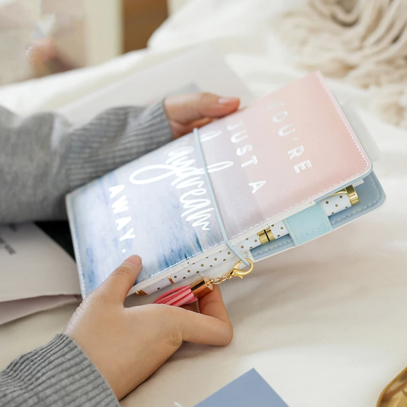 Lovedoki Океанский кожаный чехол 2020 записные книжки модный А6 планер персональный