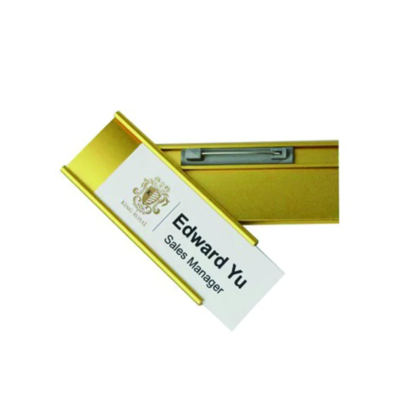1 шт. офисная бирка с именем металлическая прочная Магнитная дополнительной