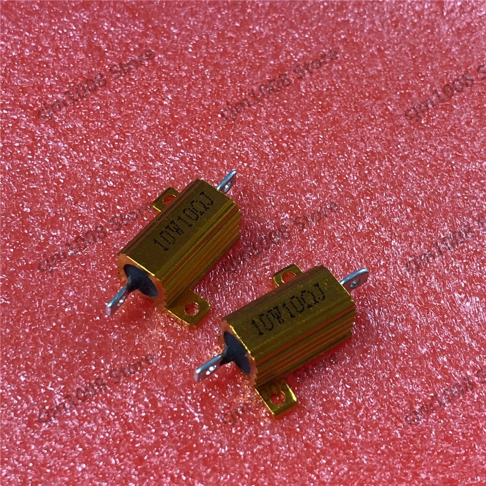 RX24-25W 7R 7RJ мощный металлический корпус золотой алюминиевый проволочный резистор 25