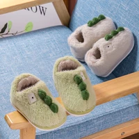 children cotton padded shoes 2022 winter kids fashion house slippers cartoon warm boys furry indoor slipper cute girls shoes hot