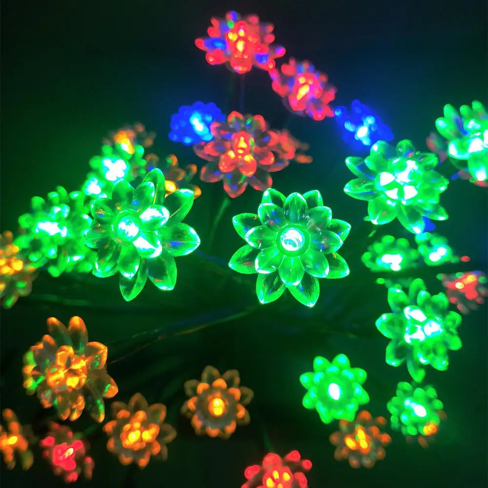 Mini LED Cherry Tree Lights Night Bright Reading Lamps Kids Children Gift Birthday Party Bedroom Indoor Decoration | Освещение
