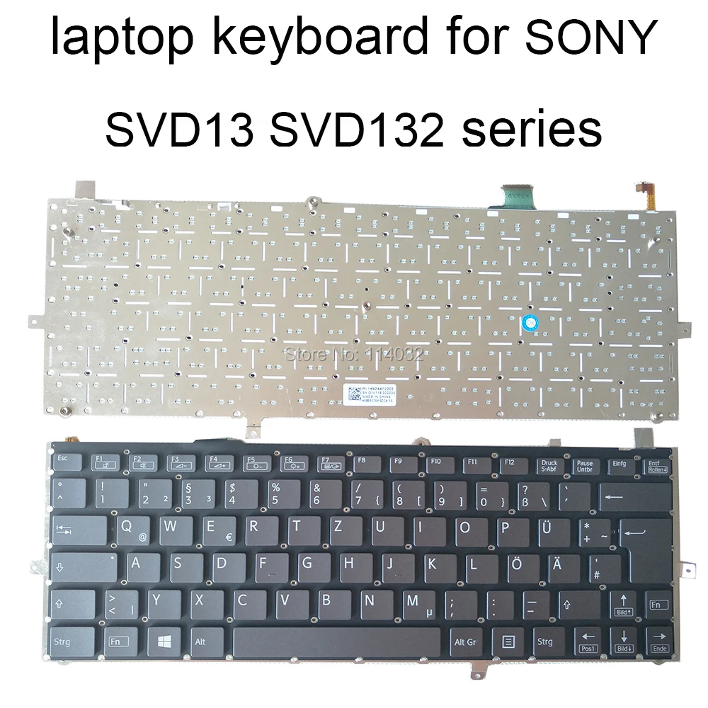 

German Spanish backlit keyboard for SONY Vaio SVD13 SVD132 SVD 13 132 SVD1321Z9EB GR/GE SP/ES laptop keyboards light 149244722DE