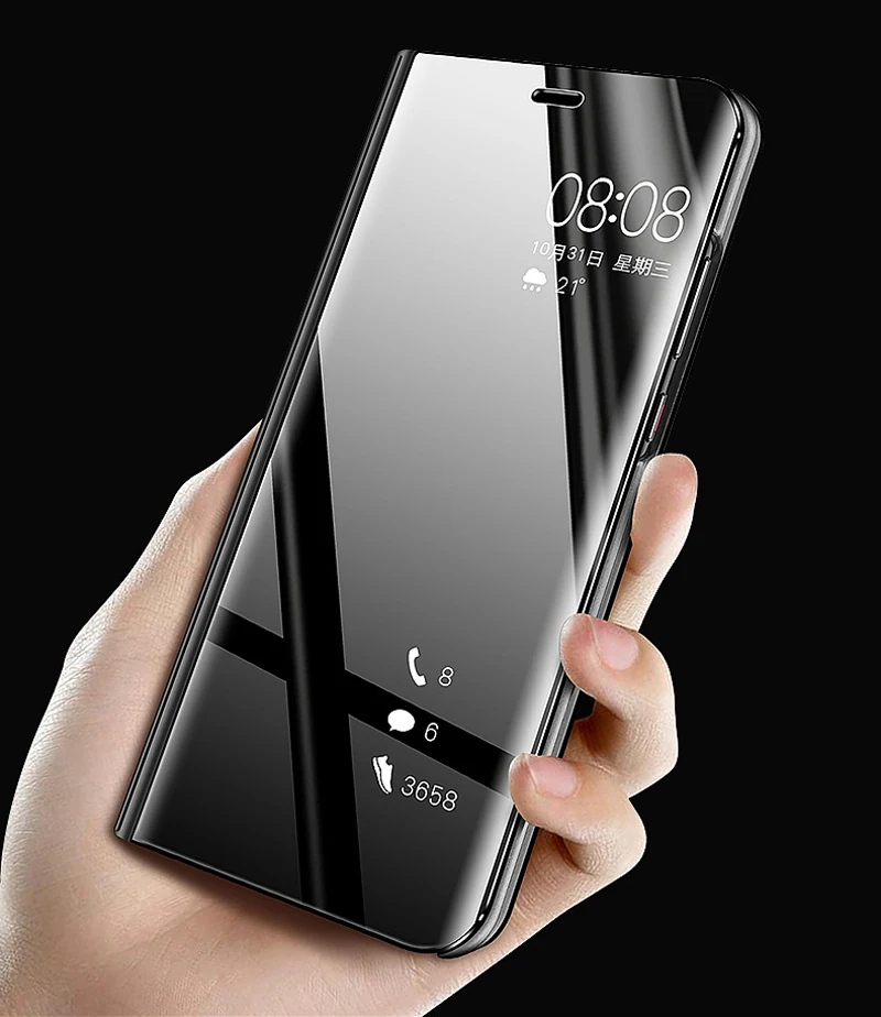 Умный зеркальный флип-чехол для Xiaomi Redmi Note 3 чехол защитный Fundas Capa |