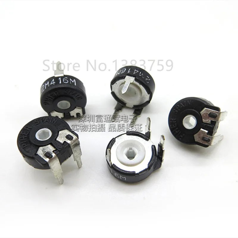 5 шт. регулируемый потенциометр с шестигранным отверстием 2 м одним