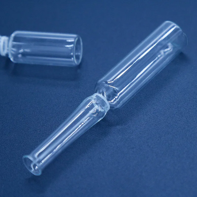 Прозрачная женская 2 мл легко ломающаяся белая баночка для розлива