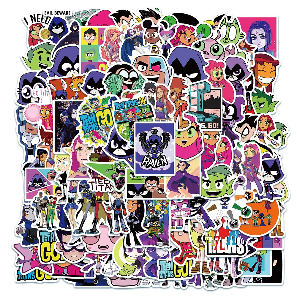 

100 шт., водонепроницаемые наклейки для ноутбука, скейтборда, велосипеда, шлема, багажа