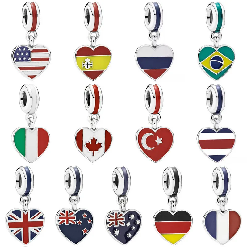 

Новые искусственные серебряные бусины, подходят для популярных браслетов, ювелирных изделий «сделай сам», Испании, Германии, Турции, Австра...