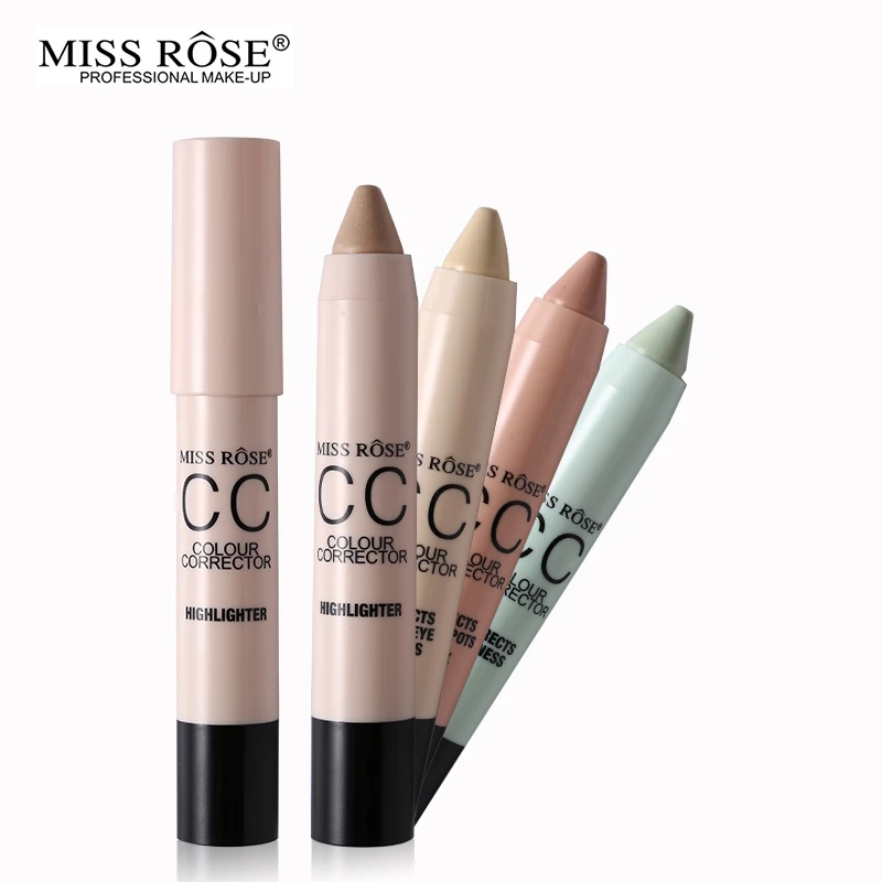 Косметический консилер Miss Rose брендовый корректор CC бронзант контур ручка