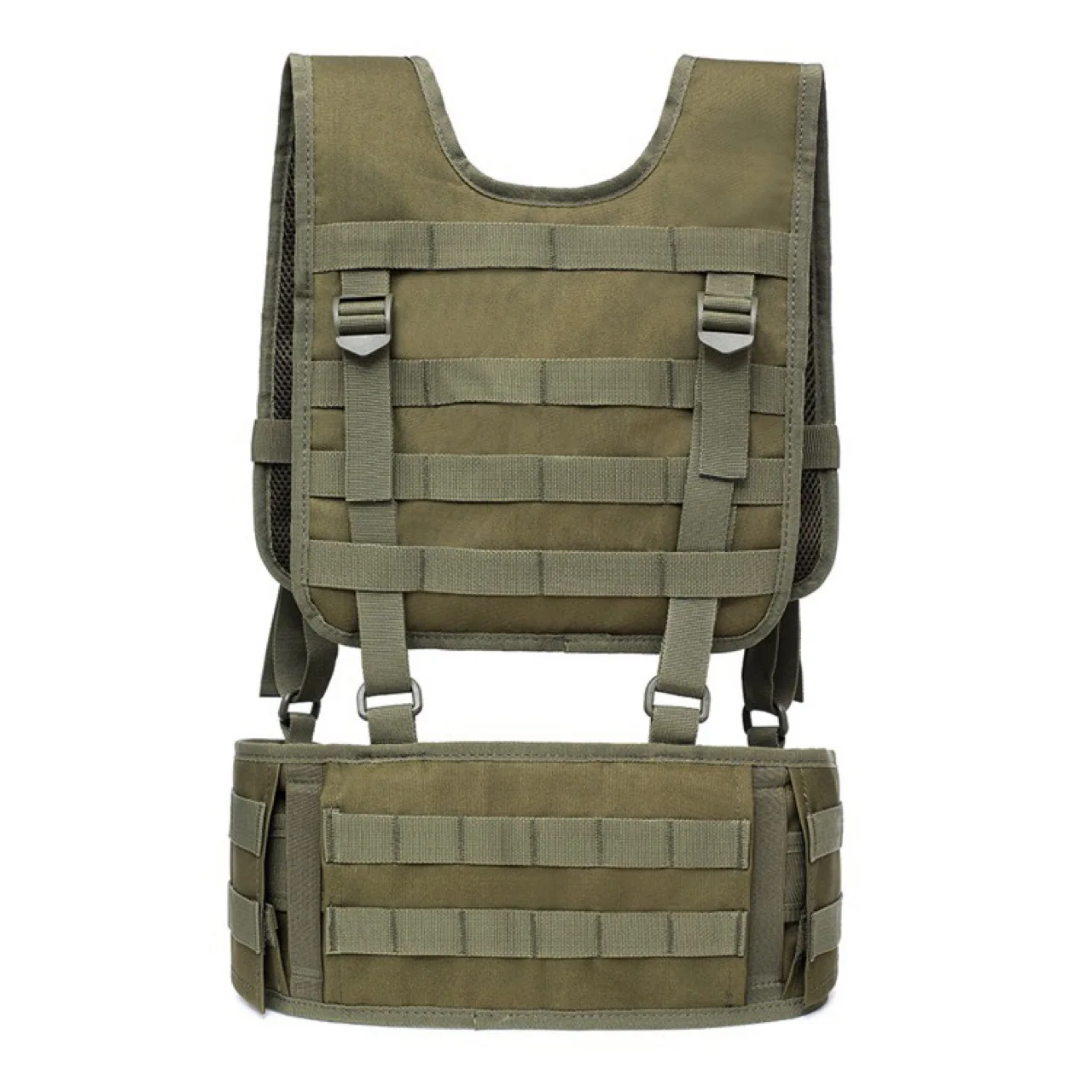 

Tactical Outdoor Belt Vest Combination Hunting Sports Waist Bag Mountaineering Camping Strap