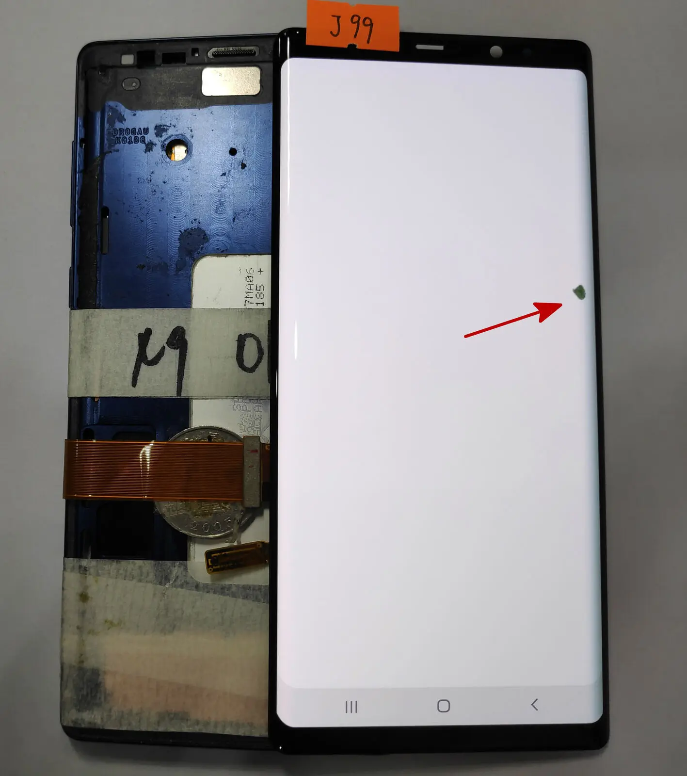 J99 Для samsung Galaxy Note 9 N960 N960F N960D N960DS дефект ЖК-дисплей кодирующий преобразователь сенсорного экрана в сборе 6," Super Amoled - Цвет: J99