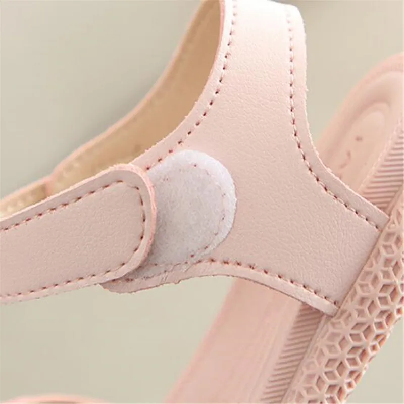 MHYONS 2020 летние детские сандалии для девочек модные повседневные большой цветок