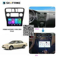 skyfame 464g car radio stereo for honda accord 6 1998 2003 android multimedia system gps navigation dvd player