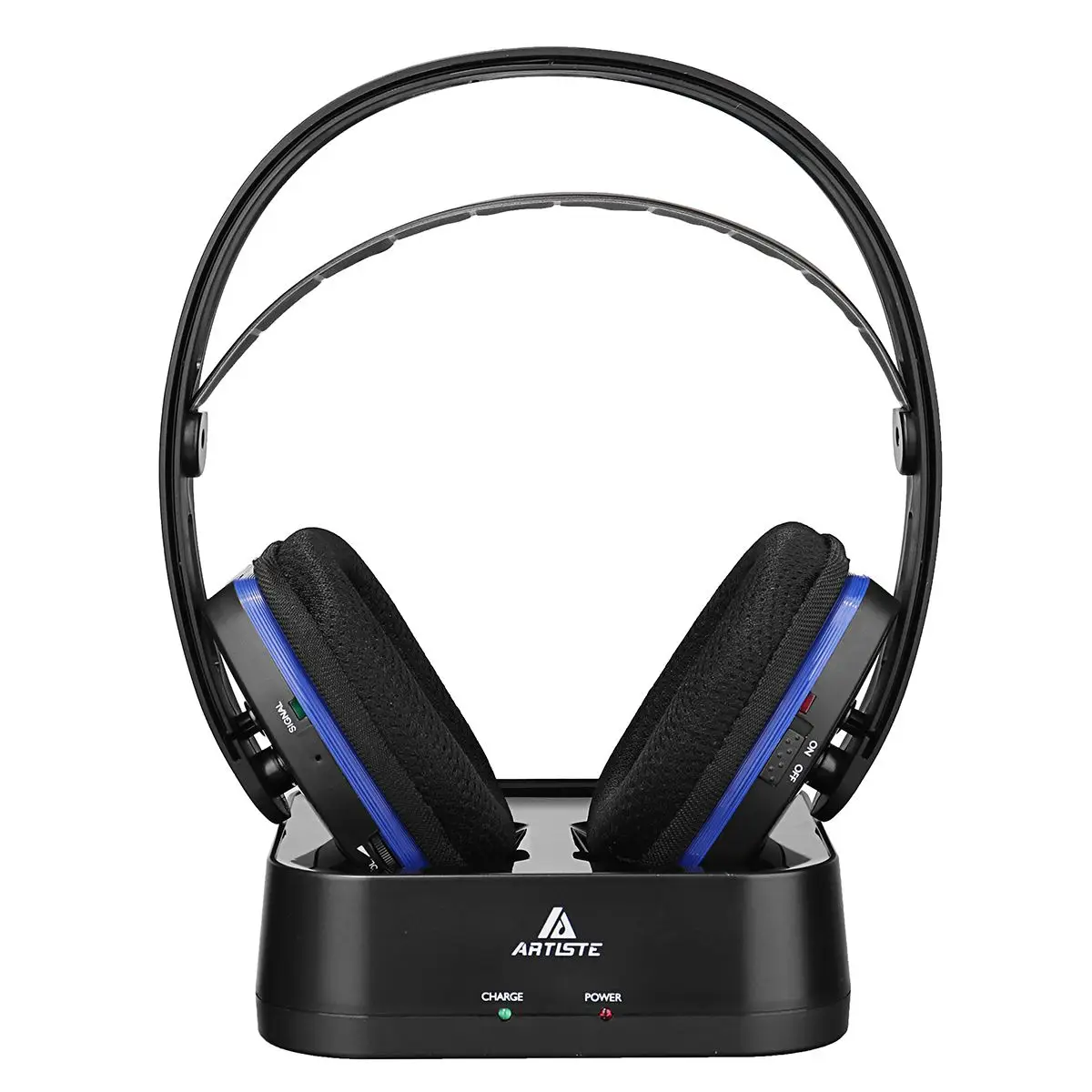 Беспроводные наушники artist D2 2 4 ГГц HiFi bluetooth глубокие басы с трансмиттером