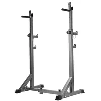 Adjustable Squat Rack 300KG Fitness Muscle Training Barbell Stand Workout Trainer Home Gym Fitness Equipment Weight Lifting XJ
