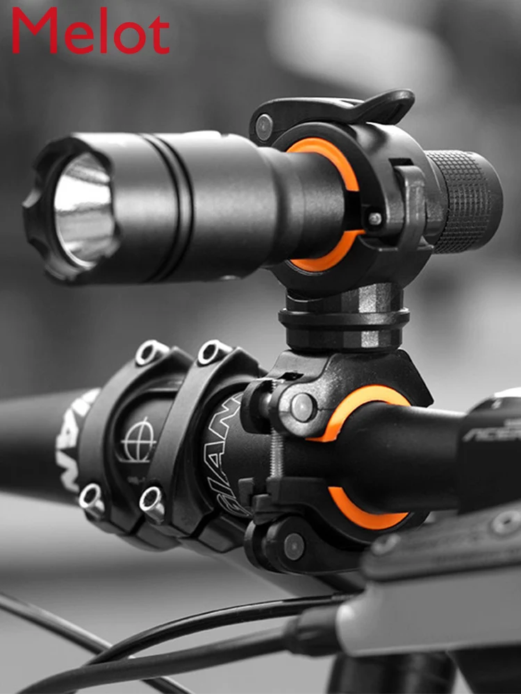 

Bicycle Flashlight Light Clip Headlight Holder Bicycle Clip Mountain Bike Fixed Bracket Cycling Fixture and Fitting