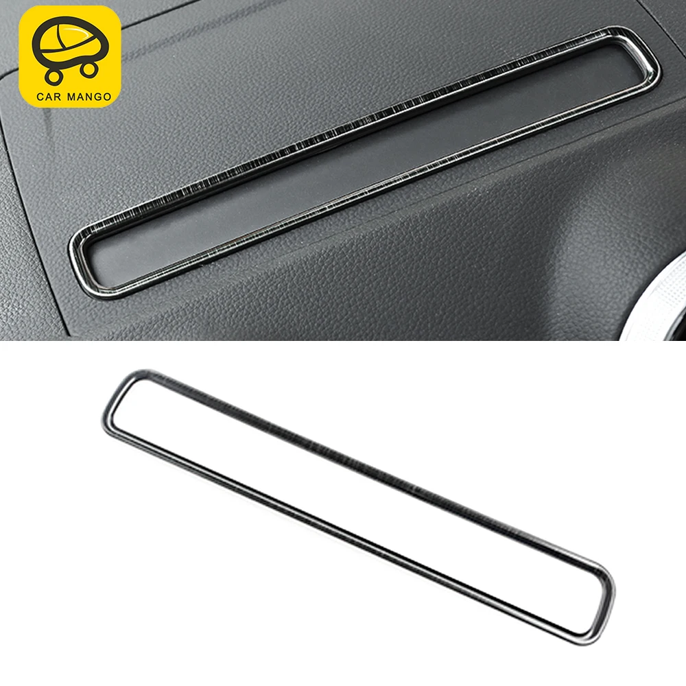 

CarManGo для Audi A3 8V 2013-2019 автомобильные аксессуары из нержавеющей стали для панели навигации GPS, защитная рамка, наклейка, отделка, литье, Декор