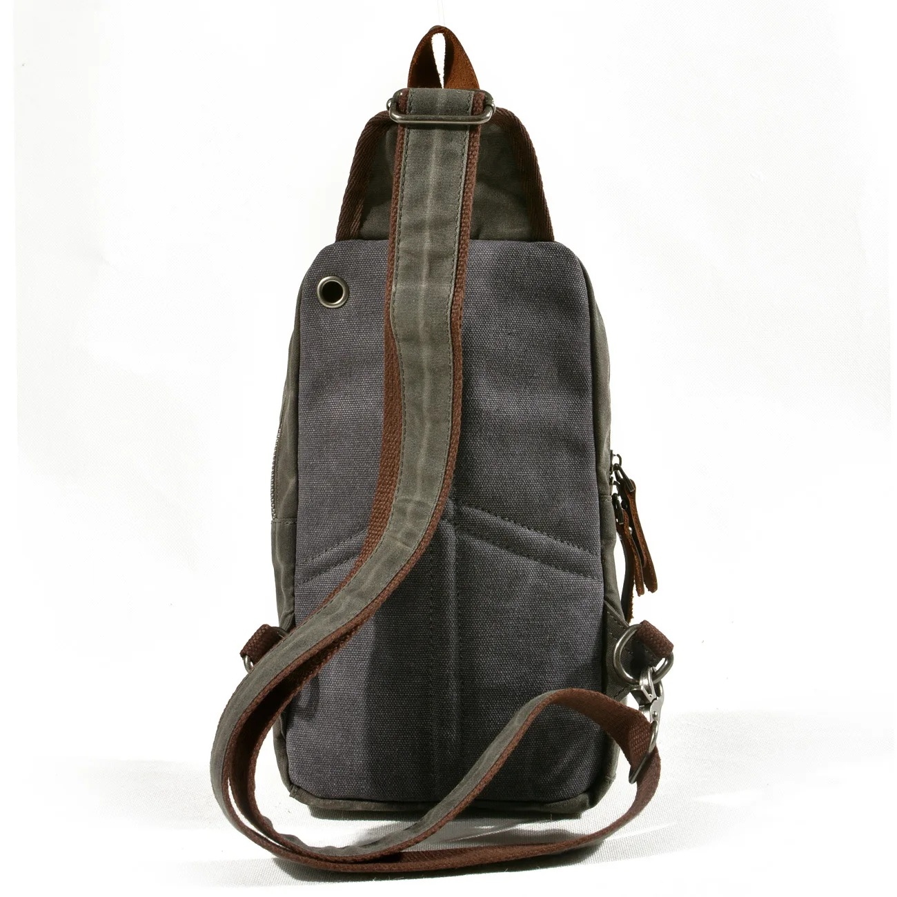 Korean new fashion backpack men's Mini canvas chest bag dual purpose chest bag leisure multifunctional men's backpack