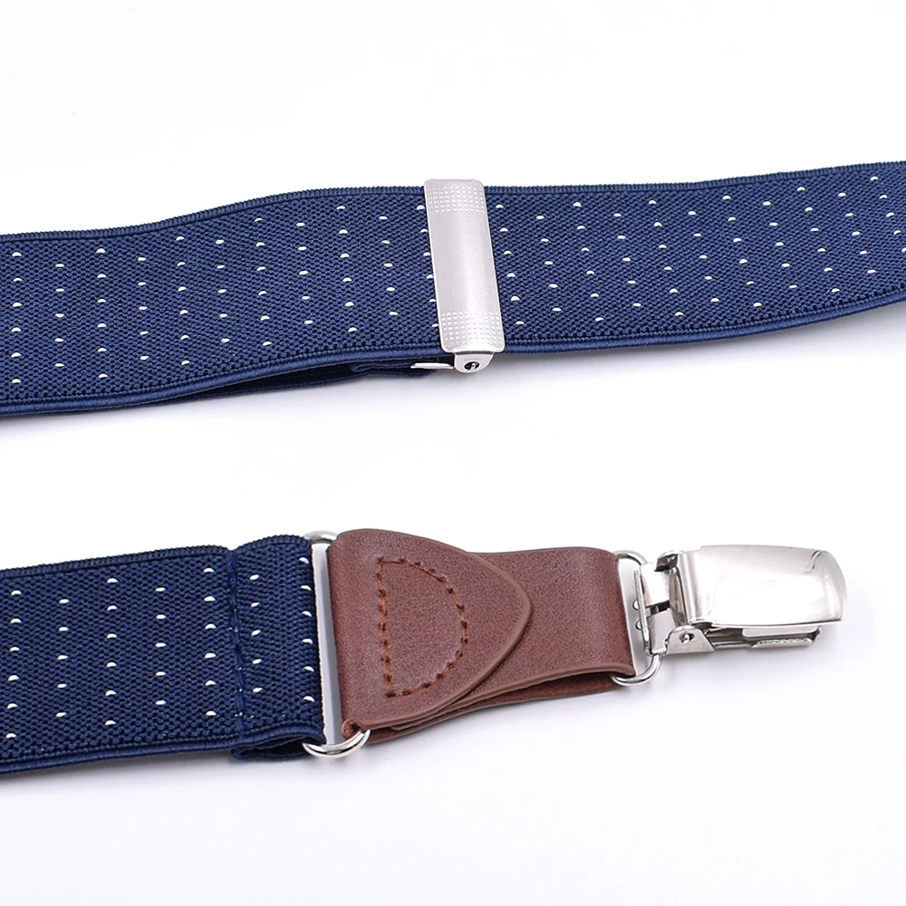 Регулируемые эластичные подтяжки с крепкими зажимами для женщин и мужчин