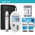 Глюкометр Safe-Accu с тест-полосками и ланцетами, комплект глюкометра, обнаружение глюкометра, медицинские устройства