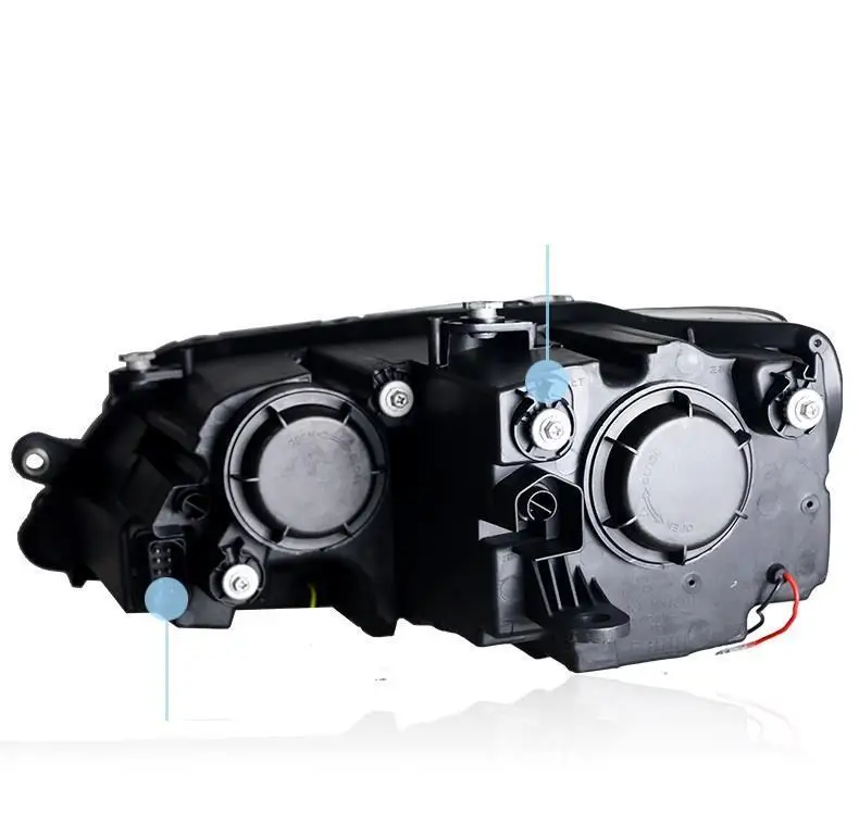 Автомобильные ходовые части Neblineros Para автомобильные Drl светодиодные фары автомобильные фары в сборе 12 13 14 15 16 17 для Volkswagen Sagitar