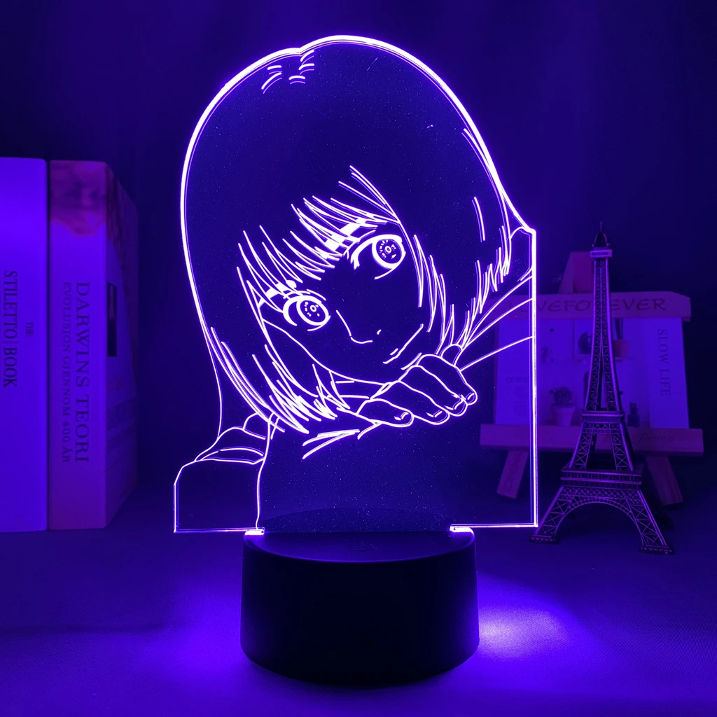 

Night Light Anime Attack on Titan Armin Arlert for Bedroom Decoration Kids for Gift Attack on Titan 3d LED Lamp Manga Table Lamp