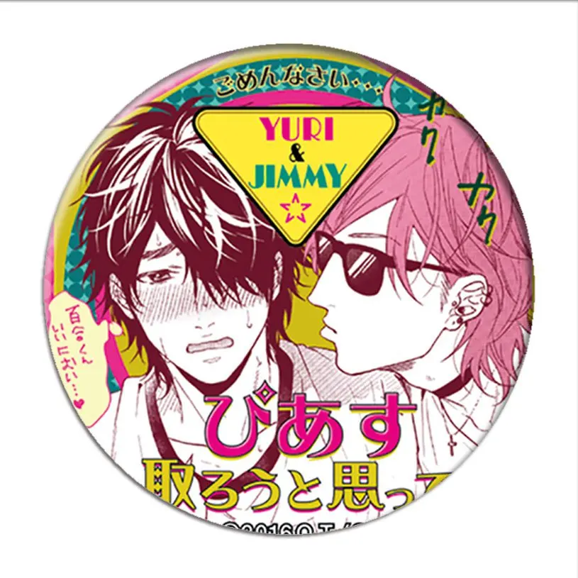 Аниме Yarichin Bitch bu клуб Значки для косплея аято из аниме Ю брошь значок YUI TAMURA мешок