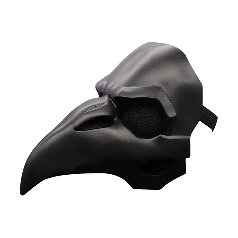 Тип ПВХ! IGACG панк маска ворона жнец невермор кожа Чумного доктора птиц длинный нос