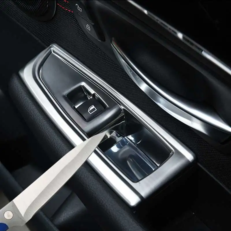 

Glass lifting panel decoration Window button Frame switch decorative strips of interior For BMW 2 Series station Wagon