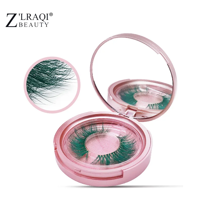 Z'LRAQI BEAUTY 3d норковые ресницы для макияжа 25 мм натуральный макияж 9D красочные
