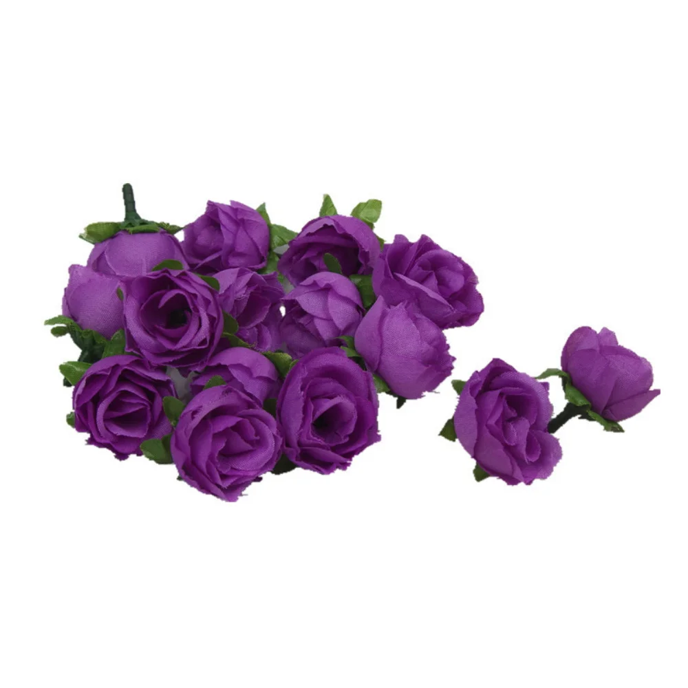 

Artificial Rose Flower Head Simulation Rose Fake Flower DIY Wedding Decor Festival Party Decoration