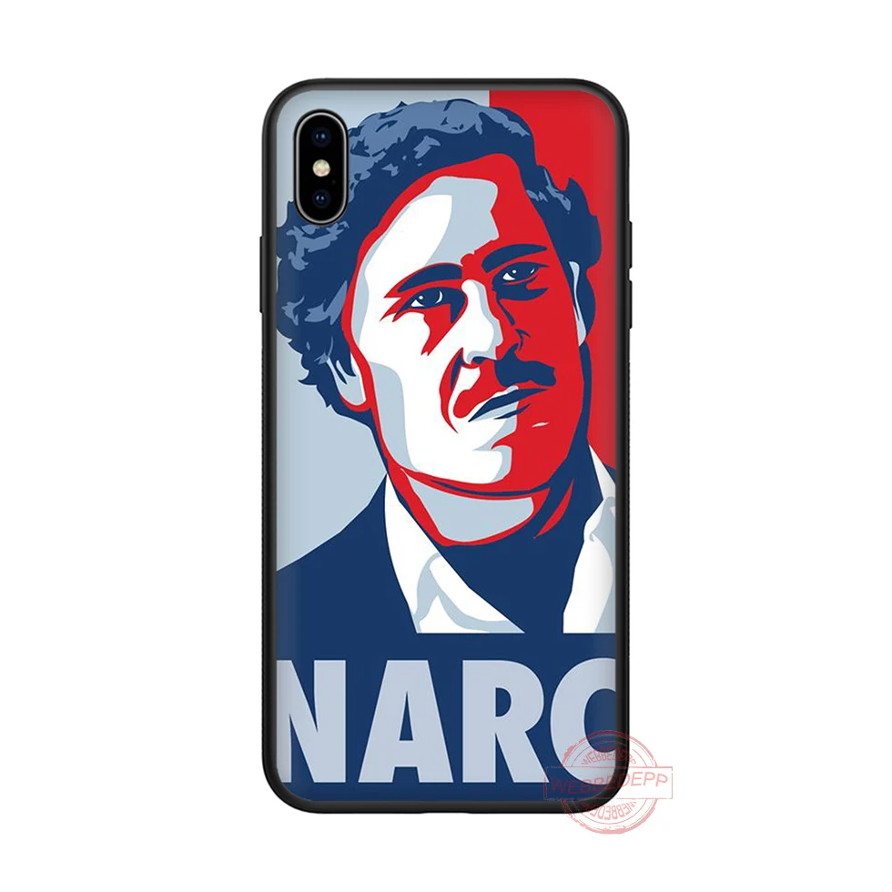 WEBBEDEPP Pablo Escobar Дизайн Мягкий ТПУ силикон для iPhone 11 Pro Max 5 5S SE 6 6S 7 8 Plus X XS |
