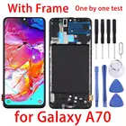 Оригинальный ЖК-дисплей A70 для Galaxy A70,A705F,A705FN,A705GM, A7050,A705W,A705MN,-A705YN,A705X ЖК-дисплей и рамка сенсорный экран дигитайзер
