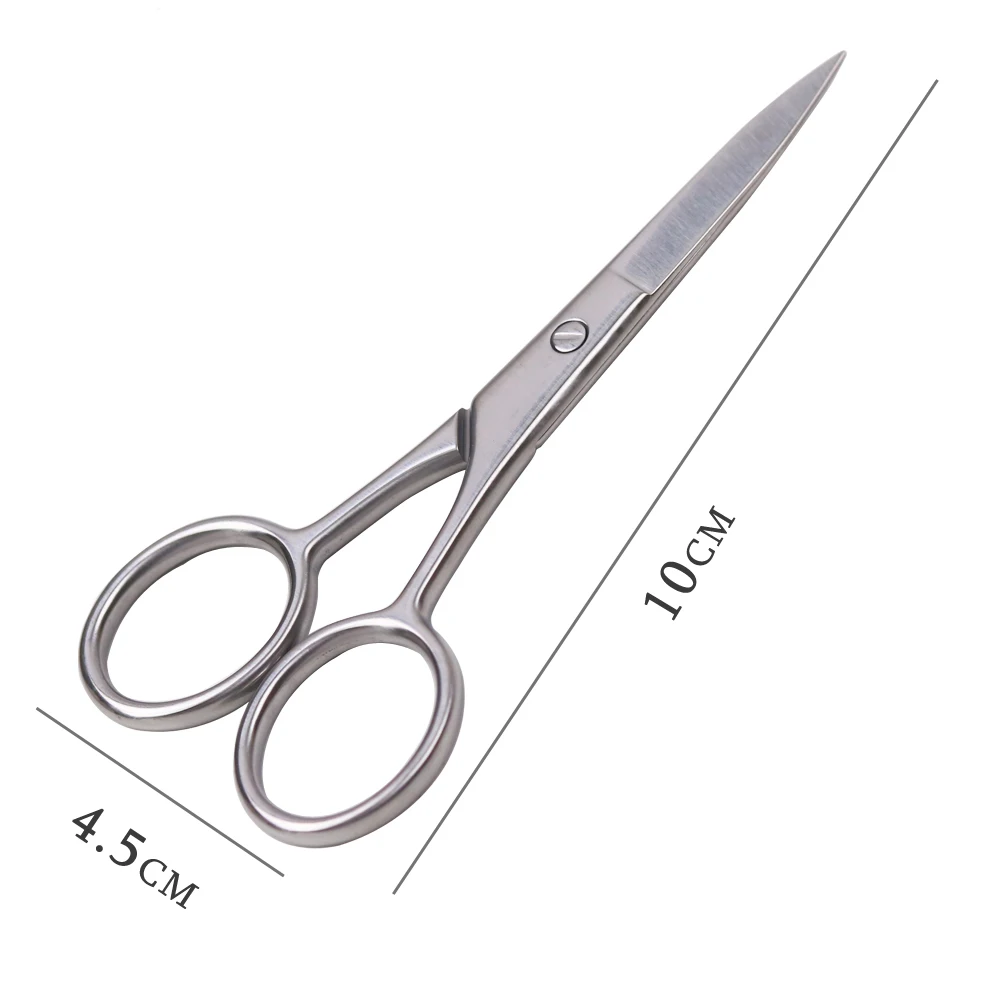 1 шт. серебряные ножницы из нержавеющей стали маленькая Бритва для бровей вышивки