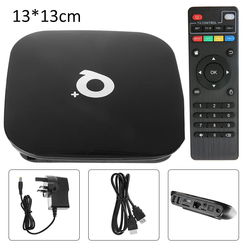

New Arrival Android 9.0 2.4Ghz Wi-Fi Smart Network TV Set Top Box 4GB+32GB 10/100M Ethernet Media Player With Remote Control