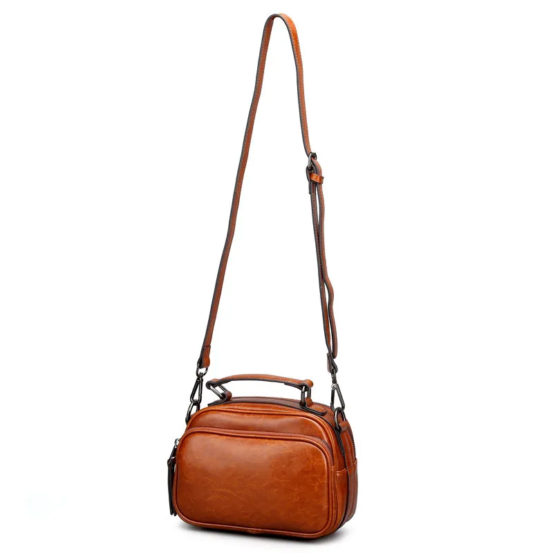 

Leather Bag 2019 New Fashion Ladies Shoulder Bag Casual Handbag Messenger Bag Women's Bag