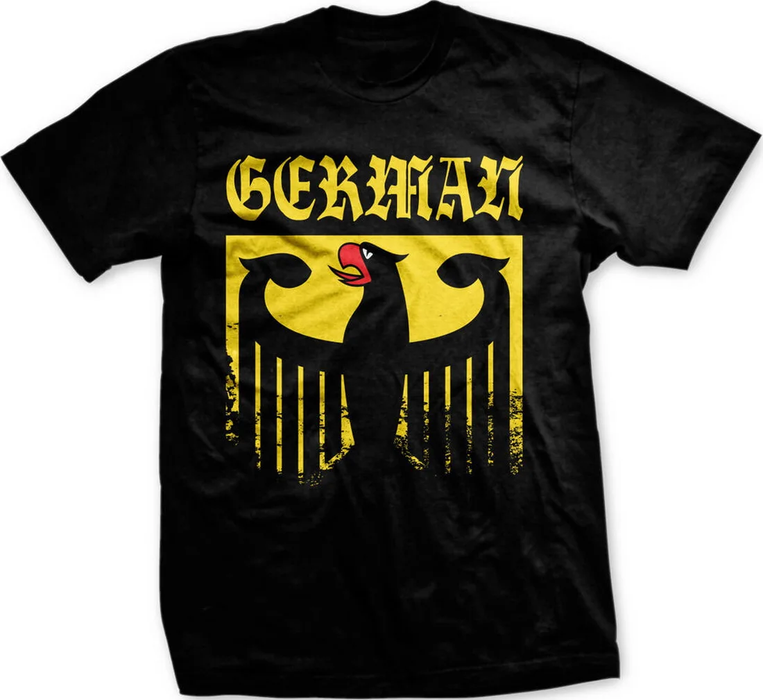 

German Faded Eagle Heraldic Coat Of Arms Reichsadler Germany Pride Men's Tops Tee T Shirt T-Shirt Breathable Tops