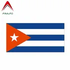 Автостайлинг, виниловая наклейка Aliauto модная наклейка на автомобиль с флагом кубы, обложка с царапинами для Renault Megane, Opel, Corsa, турецкий, 16 см * 8 см