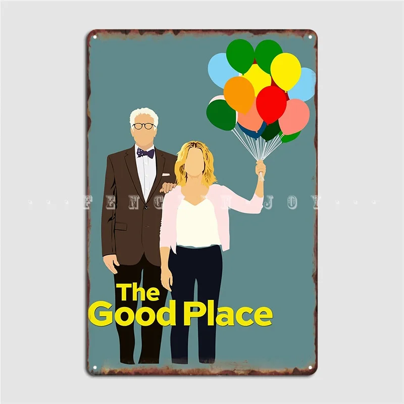 

The Good Place Poster Metal Plaque Wall Decor Designing Living Room Club Tin Sign Posters