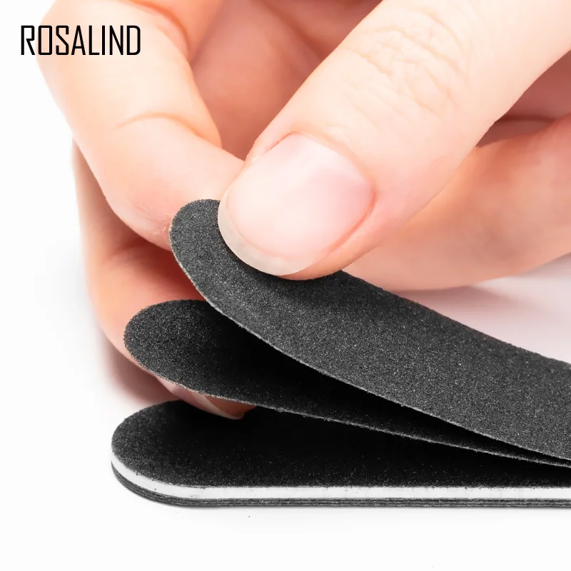Пилки для ногтей ROSALIND пилки полировальные инструменты маникюра 4 полоски пилинг