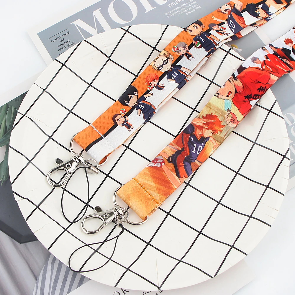 FD0247 Аниме Haikyuu офисная карта комплект мобильный телефон брелок для ключей на