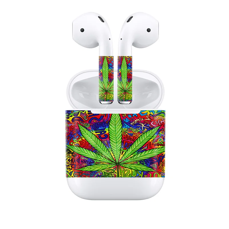 14 цветов гарнитура для airpods наклейка Apple с высококачественной защитной кожей |