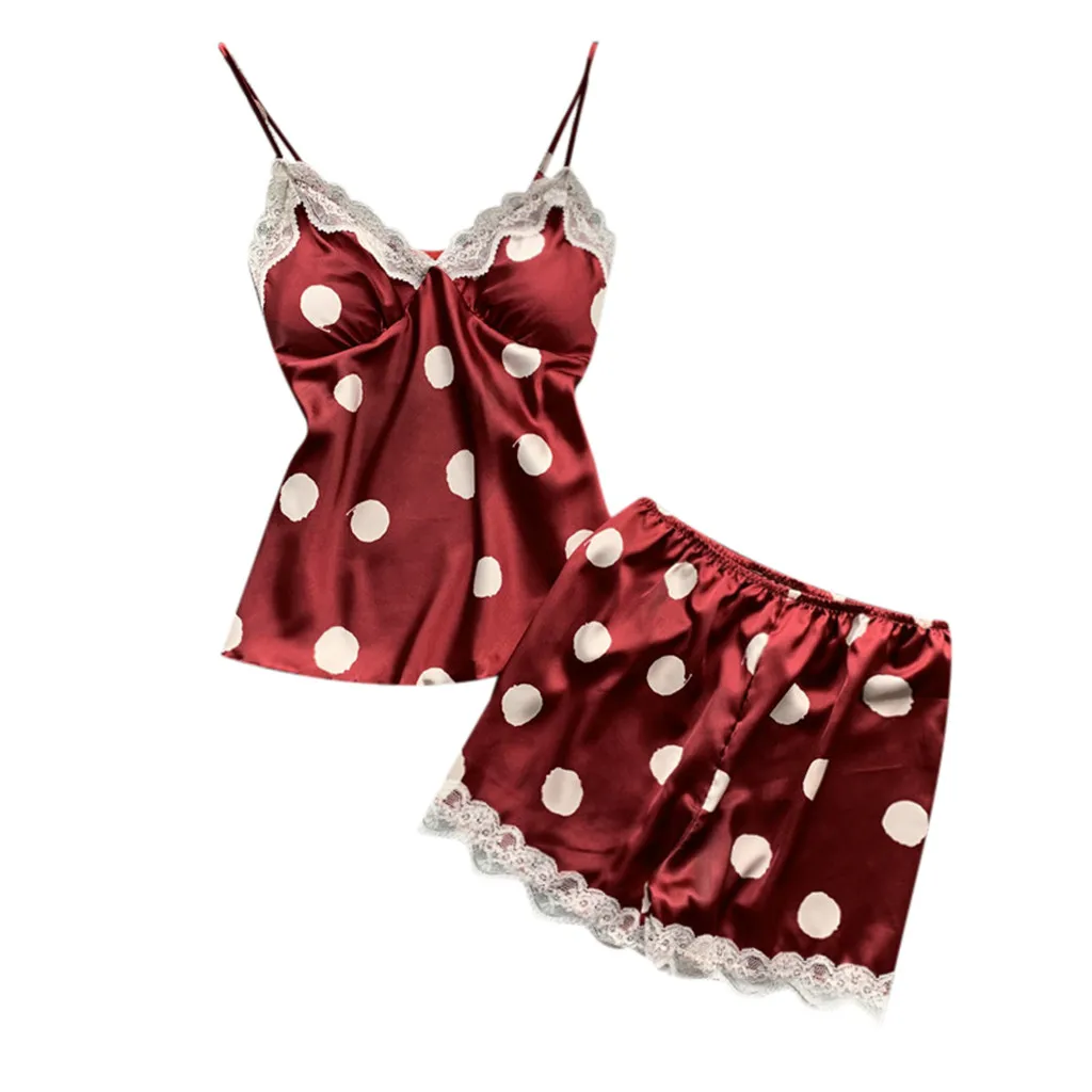 Стильный цветочный кружевной пижамный комплект Babydoll Cami женский черный короткий