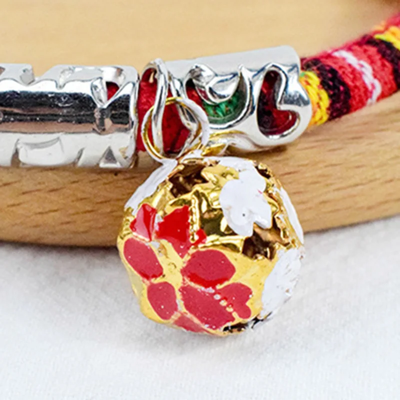 

Boho Style Cat Collar with Hollow Bell Ethnic Kitten Perros Necklace Pet Supplies Cat Accessories Small Dog collier de chat