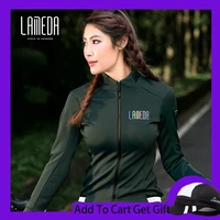 lameda 2021 autumn and winter fleece cycling jacket windproof professional warm long sleeves thermal coats asian size