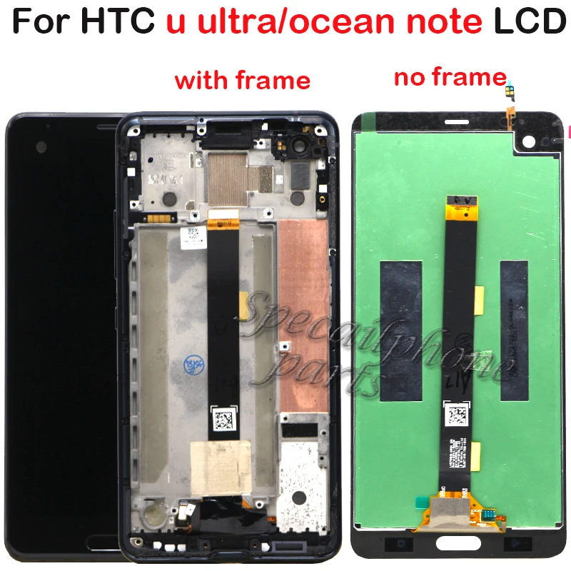 Замена для ЖК дисплея HTC U ULtra 5 7 дюйма подходит Ocean Note LCD x|Экраны мобильных