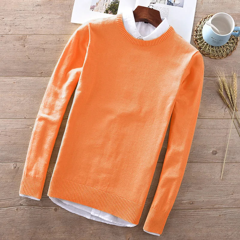 Новый дизайнерский итальянский хлопковый брендовый свитер мужские модные