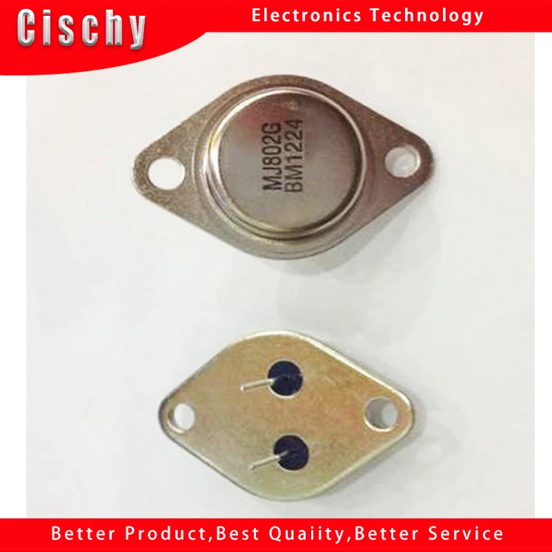 5 шт. MJ802 TO-3 MJ802G 30A 100 в 200 Вт грубые ноги высокие NPN gossan Золотое уплотнение Триод новый