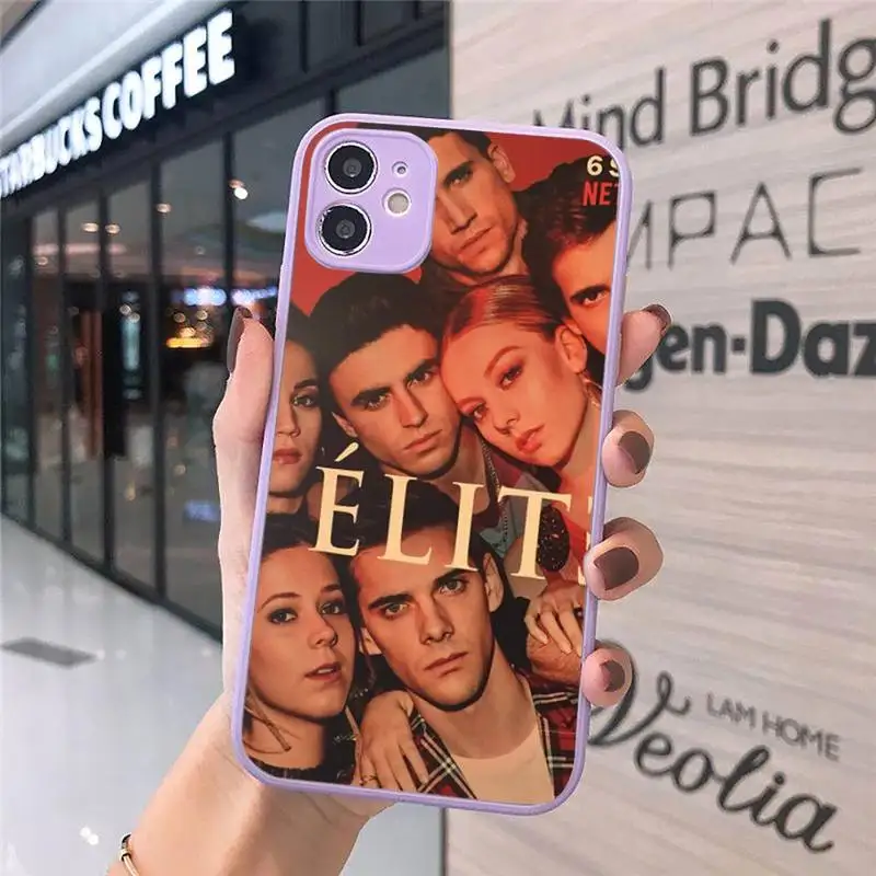 

Spanish TV series Elite Horror Thriller Phone Cases Matte Transparent for iPhone 7 8 11 12 s mini pro X XS XR MAX Plus cover